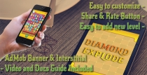 Diamond Explode - Android Game Source Code Screenshot 6