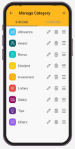  Money Management - Android App Source Code Screenshot 8