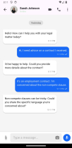 Lawyer advisor App Flutter UI  Screenshot 2