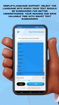 Smart Text Summarizer – Android App Java Screenshot 3