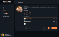 Aroma Drips - React Drinks Ordering Template Screenshot 1